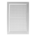 Ventiliacinės grotelės EUROPLAST VR2517, 250 x 170, plastikinės, baltos spalvos