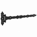 Lankstas DOMAX, ZOB 400, dekoratyvinis, spl. juoda, 170x400x30x2,5 mm, 7945072