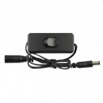 &Scaron;viesos diodų juostos jungiklis su laidu AVIDE Dc, IP20, DC, 12V, 53 cm ilgio