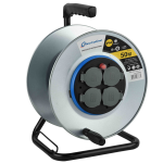 Ilgiklio ritė ELECTRALINE, 4 lizd., metalinė, su dangteliais, IP44, 94012