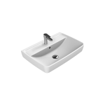 Praustuvas DURU, 60 x 40 x 9 cm, pastatomas, stačiakampis