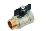 Rutulinis ventilis GENERAL FITTINGS, 1/2" vidus/i&scaron;orė, su trumpa rankenėle