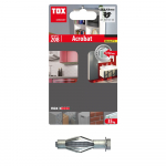 Inkarinis varžtas GKP TOX Acrobat, M8/68 mm, metalinis, 2 vnt.