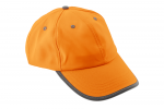Kepurė HOGERT TECHNIK EGER, su snapeliu, gero matomumo, oranžinės spalvos, universalus dydis 57&ndash;61 c