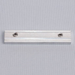 Sujungimas HESORA, metalinis, aliuminio profiliui "UNIVERSAL-PROFILIS", 1 ir 2 bėgelių, baltos sp.,