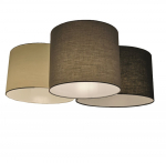 Lubinis &scaron;viestuvas G.LUX Gh-3002 Trio, 3 x E27, 3 gaubtai juodas/baltas/pilkas, skirtingų dydžių; 32