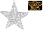 &Scaron;viečianti dekoracija Žvaigždė, 30 cm, 30 LED