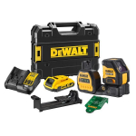 Kryžminio žalio lazerinio nivelyro rinkinys DEWALT DCE088D1G18-QW, 12/18V, komplekte 1x2,0 Ah akumul