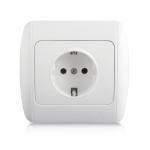 Ki&scaron;tukinis lizdas ORRO ROUND 9201-42, baltas su įž.