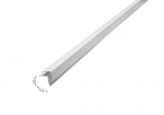 I&scaron;orinis profilis PVC dailylentėms WAKSLINE I, 3000 x 7 mm, baltas