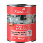 Akrilinė emalė medienai ir metalui MAXIMA, rie&scaron;utas, 2,3 l
