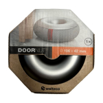 Durų atrama WALTECO Doornut, &Oslash;106 x 42 mm, 0,83 kg, chromo sp.