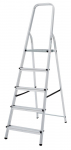 Kopėčios HERVIN EQUIPMENT, aliuminės, buitinės, 5 pakopų, 1030-1720 mm, HSL005A