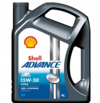 Motociklinė alyva SHELL Advance 4T Ultra 15W-50, sintetinė, 4L