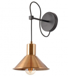 Sieninis &scaron;viestuvas G.LUX Gt-650-1A Ela, 1xE27, i&scaron;matavimai: 25*20*32 cm, be lemputės kompl., juodos
