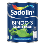 Vandeniniai vidaus dažai SADOLIN Bindo 3, 0,9 l, BW bazė, balti, visi&scaron;kai matiniai