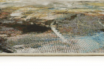 Kilimas ANDIAMO SANTANA, 80 x 165 cm, smėlio-antracito spl, 77 % polipropilenas, 23 % poliesteris, 7