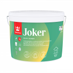 Vandeniniai vidaus dažai TIKKURILA Joker, 9 l, A bazė, balti, matiniai