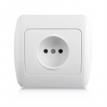 Ki&scaron;tukinis lizdas ORRO ROUND 9201-46, baltos sp.