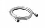 Du&scaron;o žarna RUBINETA Pvc, 150 cm, CON/IMP antgaliai, funkcija Anti-Twist, sidabrinė, Lietuva