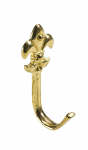 Rūbų kabliukas antik, HETTICH, pak. 2 vnt. dengtas žalvariu 21x52x26mm, 15802