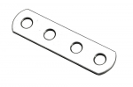 Jungiamoji plok&scaron;telė HETTICH, 60x15mm, nerūd. pl., 9184251