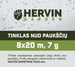 Tinklas augalų apsaugai nuo pauk&scaron;čių HERVIN GARDEN, 8 x 20 m, 7 g, BN8x20/7g