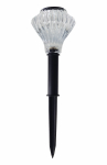 Lauko &scaron;viestuvas įsmeigiamas SUNLUX, su saulės elementais, IP44, 63x63x240 mm, veikimo laikas: 6-8 v