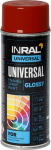 Aerozoliniai dažai INRAL Universal, 400 ml, raudonos ugnies, RAL3000