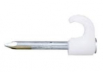 Laikiklis kabeliui SCHNEIDER Thorsman, 7-10 2x25 mm, su vinuku, apvaliam kabeliui, baltos sp., 10-0-