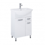 Vonios spintelės komplektas ELITA Set Nika 55, 84 x 55,5 x 43,9 cm, apatinė, pastatoma,su praustuvu,
