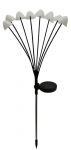 Lauko &scaron;viestuvas įsmeigiamas SUNLUX, su saulės elementais, IP44, 150x150x700 mm, veikimo laikas: 6-8