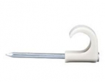 Laikiklis kabeliui SCHNEIDER Thorsman, 8-12 2x30 mm, su vinuku, apvaliam kabeliui, baltos sp., 10-0-