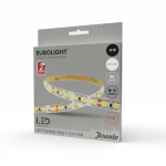 &Scaron;viesos diodų juosta EUROLIGHT Toronto, LED 5 m, 14 W / m, IP65, 6500K, 24V, 1120 lm / m, 8mm pločio