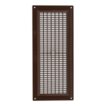 Ventiliacinės grotelės EUROPLAST VR1330B, 130 x 300, plastikinės, rudos spalvos