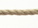 Daugiapluo&scaron;tė virvė POSAMO VAUKA, 6mm, susukta, tamsiai rudos spalvos, 120 m