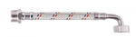 Vandens žarnelė RUBINETA, 1/2'-1/2', 50 cm, vidus/i&scaron;orė, kampinė, EPDM
