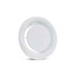 Difuzorius ALNOR EV-160, d160 mm, i&scaron;traukimo, baltas, metalinis
