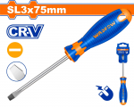 Plok&scaron;čias atsuktuvas WADFOW, magnetinis, Cr-V, 3x75 mm, WSD1233