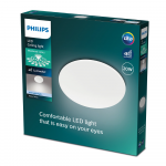 Lubinis LED &scaron;viestuvas PHILIPS Moire, 20W, 2300 lm, 4000K, IP20, baltos sp.