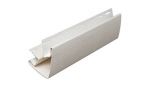 I&scaron;orinis PVC kampas S 12 SIDING BOR, Ilgis 3,05 m, baltos spalvos