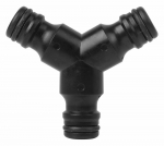 Jungtis žarnai HERVIN GARDEN+ HG-22333, tinka 13 mm skersmens žarnoms, 3-jų at&scaron;akų