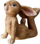 Velykinė dekoracija Triu&scaron;is, užsiimantis joga, 14 cm
