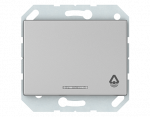Skambučio jungiklis VILMA XP500, P110-010-12, įleidžiamas, su pa&scaron;vietimu, metalo spalvos