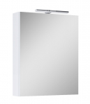 Vonios spintelė ELITA Mirror Cabinet 50, 64,7 x 18,8 x 50 cm, vir&scaron;utinė, pakabinama, balta, su LED a