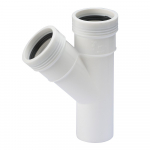 Tri&scaron;akis WAVIN Optima PVC, d50 x 50/45, baltas 206021331
