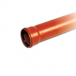 Lauko kanalizacijos vamzdis MAGNAPLAST PVC, 110x2000, SN4, EN 13476-2