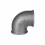 Alkūnė ketinė GEBO, d40, 1 1/2'', vidus/vidus, juoda sp.