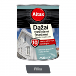 Vandeniniai dažai ALTAX, mediniams fasadams, pilka, 0,75 l