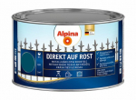 Antikoroziniai dažai ALPINA Direkt Auf Rost, 0,3 l, ry&scaron;kiai mėlyna